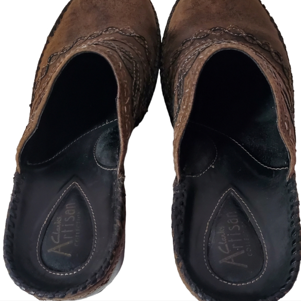 Clarks Artisan Leather Mules - Picture 4 of 6